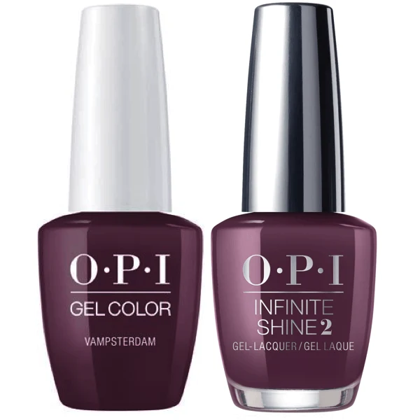 OPI GelColor + Infinite Shine Vampsterdam #H63