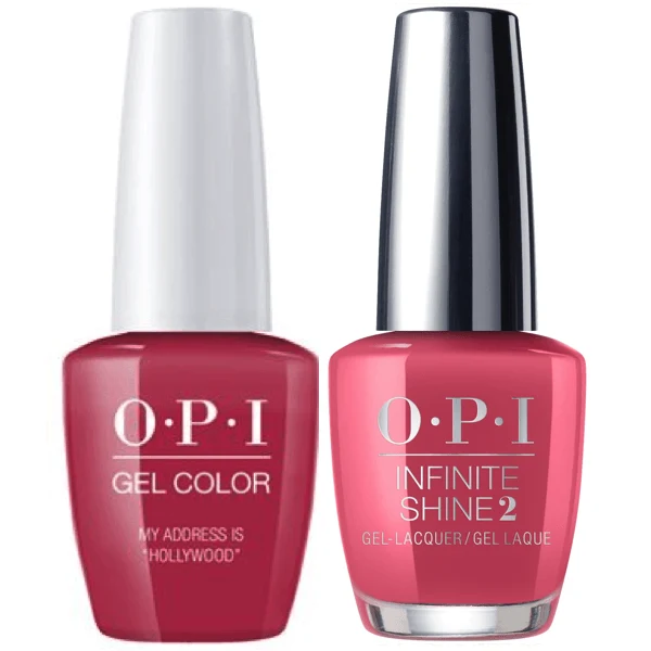 OPI GelColor + Infinite Shine My Address Is "Hollywood" #T31
