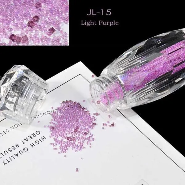 Mini Nail Art Beads - Light Purple #JL15