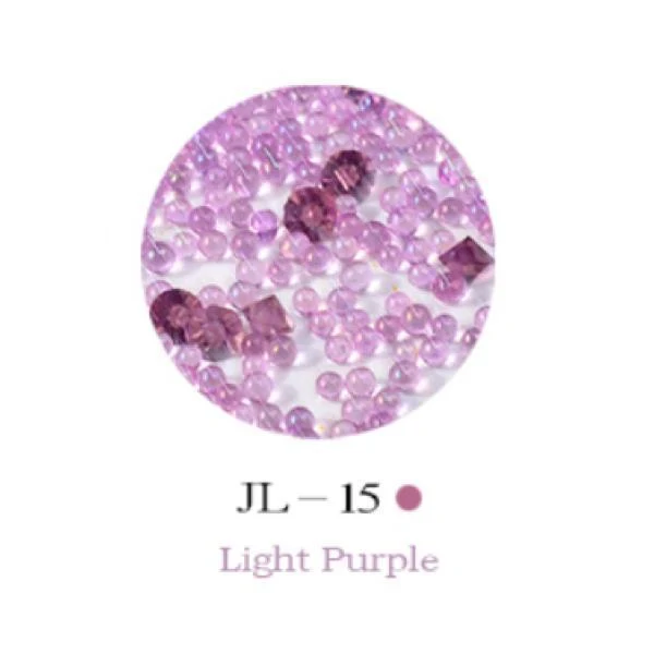 Mini Nail Art Beads - Light Purple #JL15