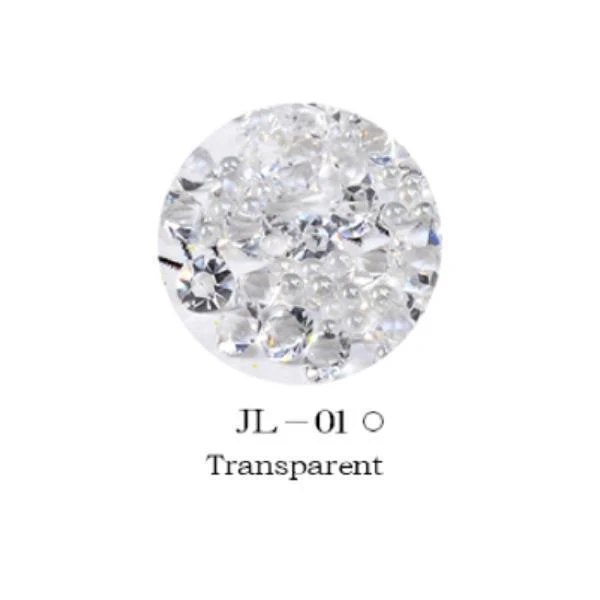 Mini Nail Art Beads - Transparent #JL01