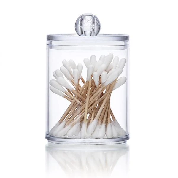 Born Pretty - Transparent Acrylic Detachable Cotton Pad Case Container #43788