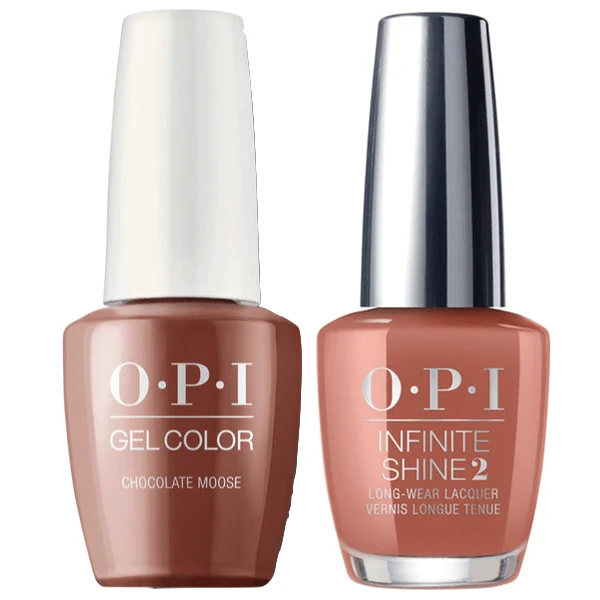 OPI GelColor + Infinite Shine Chocolate Moose #C89