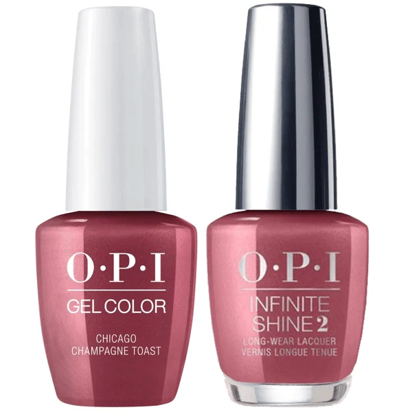 OPI GelColor + Infinite Shine Chicago Champagne Toast #S63