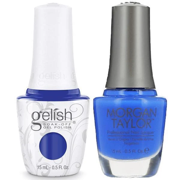 Harmony Gelish Making Waves #1110124 + Morgan Taylor #50124