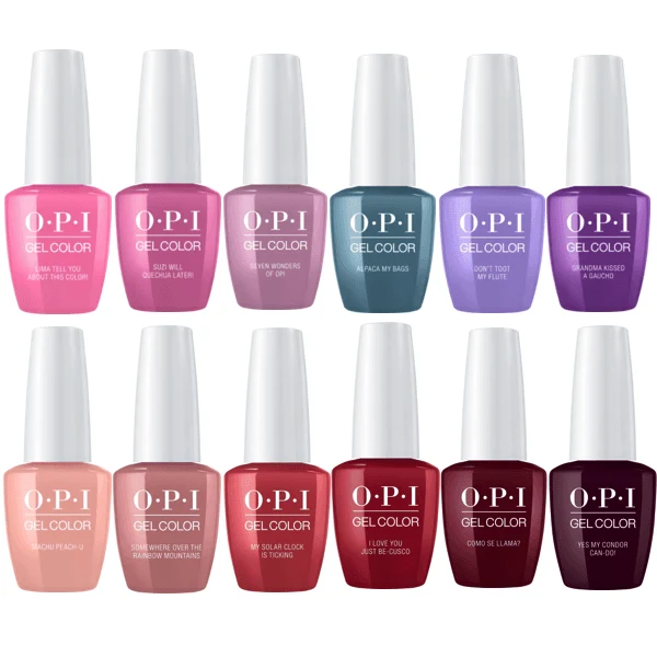 OPI GelColor Fall 2018 Peru Collection Set Of 12