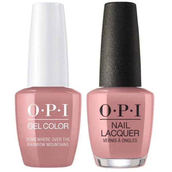 OPI GelColor + Matching Lacquer Somewhere Over The Rainbow Mountains #P37