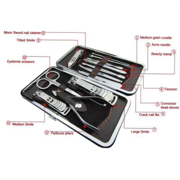 Beauty Big Bang - 12 Piece Nail Manicure Tool Set