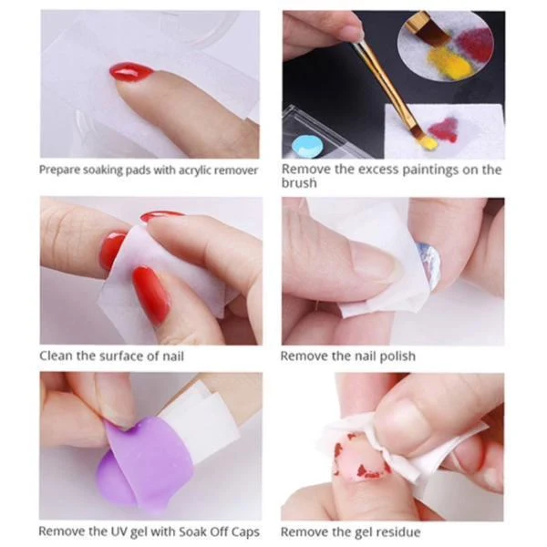 Born Pretty - Lint Free Nail Wipes 300 ct #41193