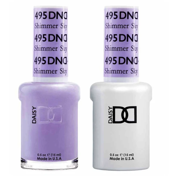 DND Daisy Gel Duo - Shimmer Sky #495