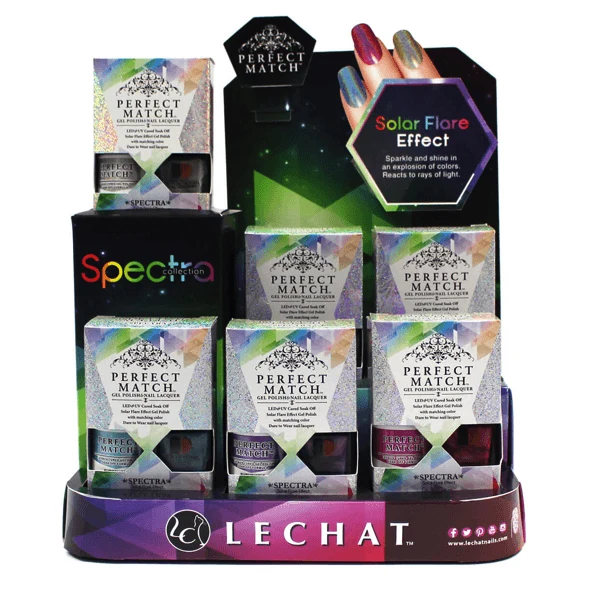 LeChat Perfect Match Gel + Matching Lacquer Spectra Collection #3 SPMS13-SPMS18