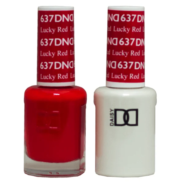 DND Daisy Gel Duo - Lucky Red #637