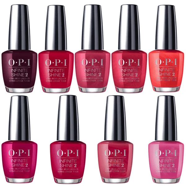 OPI Infinite Shine Fan Faves Collection Set Of 9