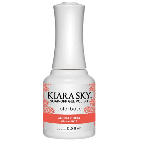Kiara Sky Gel Polish - Cocoa Coral #G419