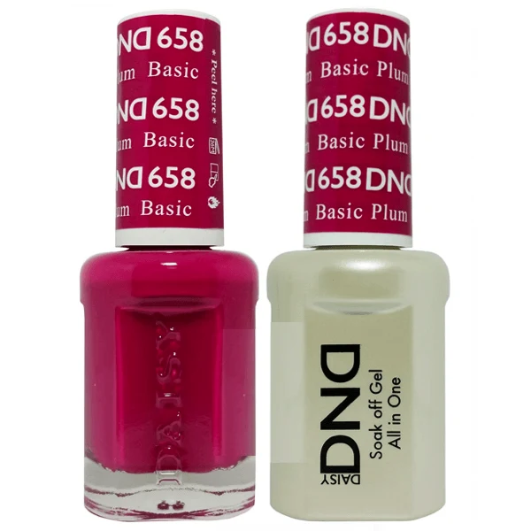 DND Daisy Gel Duo - Basic Plum #658