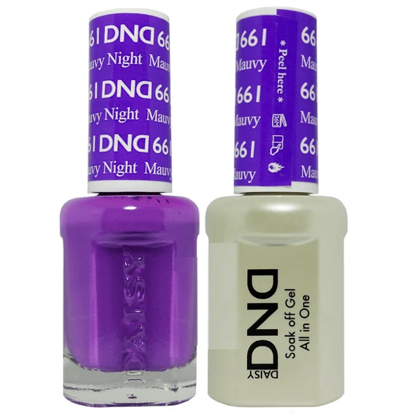 DND Daisy Gel Duo - Mauvy Night #661