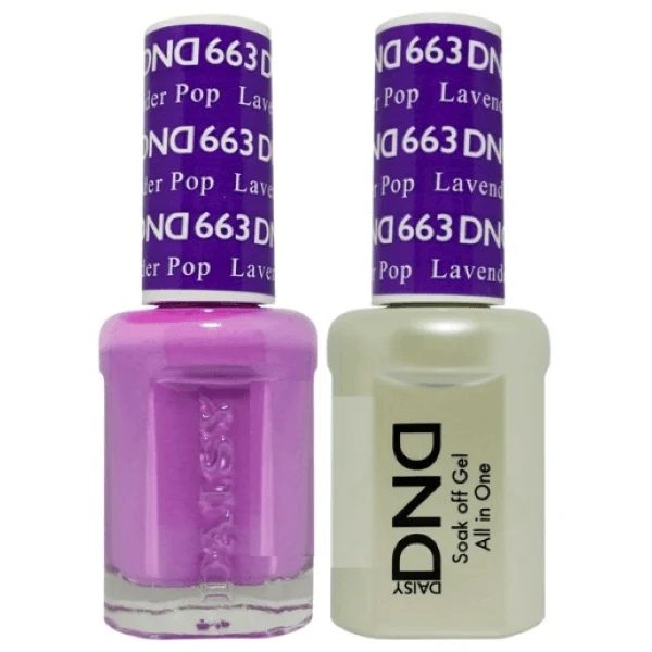 DND Daisy Gel Duo - Lavender Pop #663