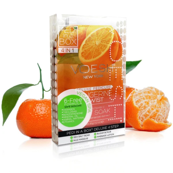 Voesh - Pedi in a Box Deluxe 4 Step Tangerine Twist