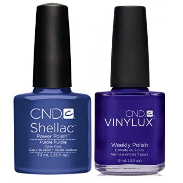 CND Creative Nail Design Vinylux + Shellac Purple Purple
