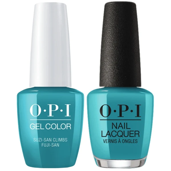 OPI GelColor + Matching Lacquer Suzi-San Climbs Fuji-San #T88