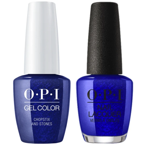 OPI GelColor + Matching Lacquer Chopstix And Stones #T91
