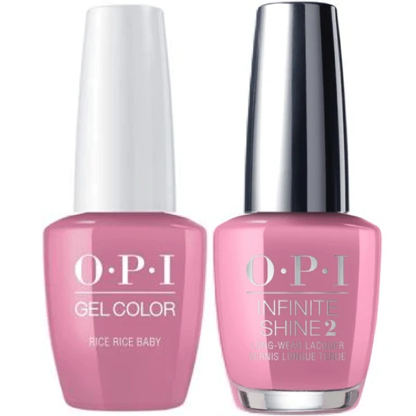 OPI GelColor + Infinite Shine Rice Rice Baby #T80
