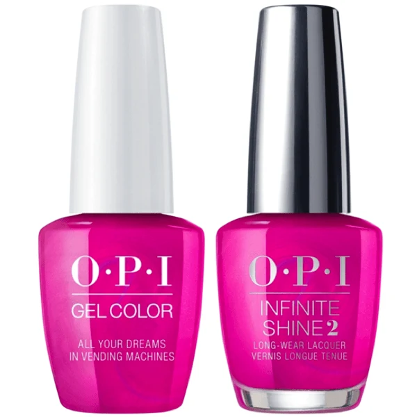 OPI GelColor + Infinite Shine All Your Dreams In Vending Machines #T84