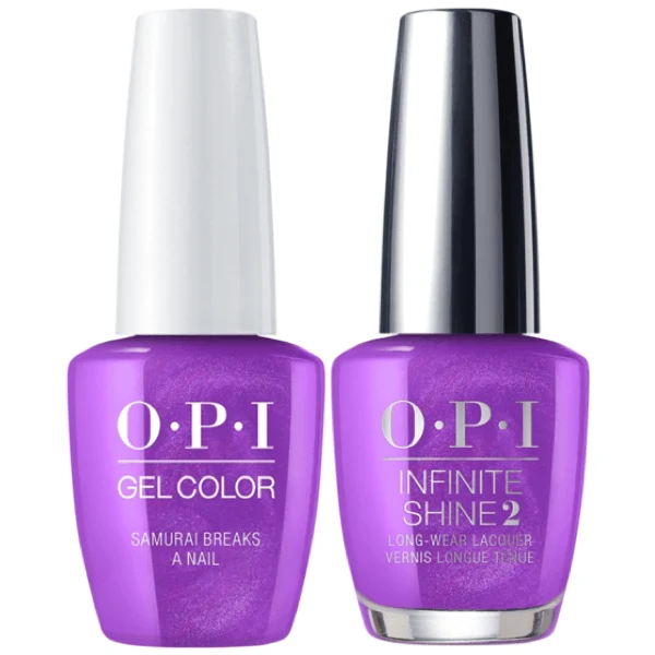 OPI GelColor + Infinite Shine Samurai Breaks A Nail #T85