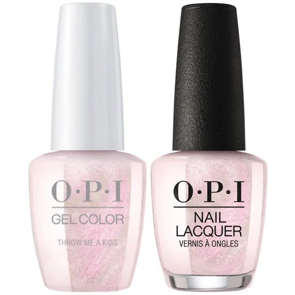 OPI GelColor + Matching Lacquer Throw Me A Kiss #SH2