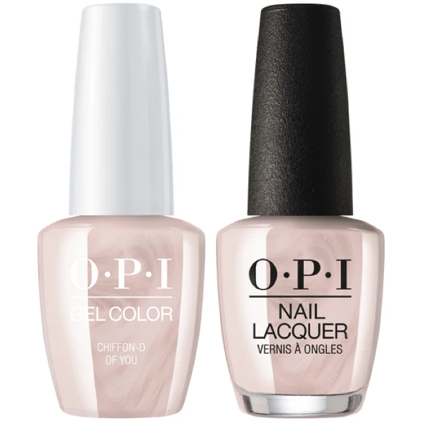 OPI GelColor + Matching Lacquer Chiffon-D Of You #SH3