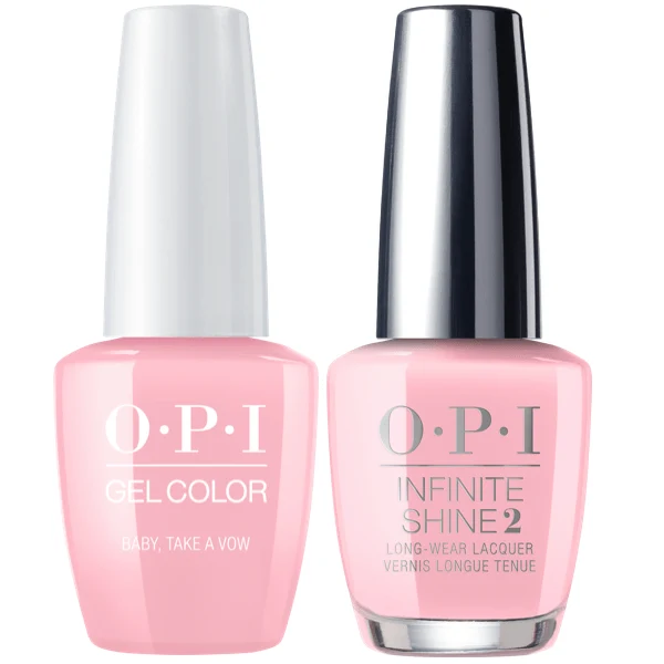 OPI GelColor + Infinite Shine Baby, Take A Vow #SH1