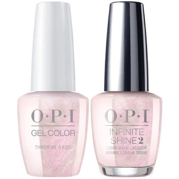 OPI GelColor + Infinite Shine Throw Me A Kiss #SH2