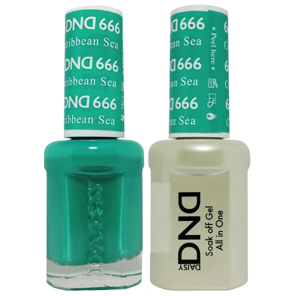 DND Daisy Gel Duo - Caribbean Sea #666