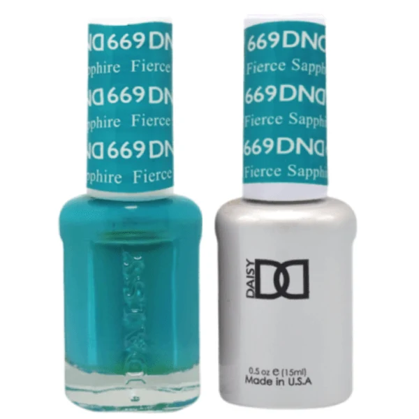 DND Daisy Gel Duo - Fierce Sapphire #669