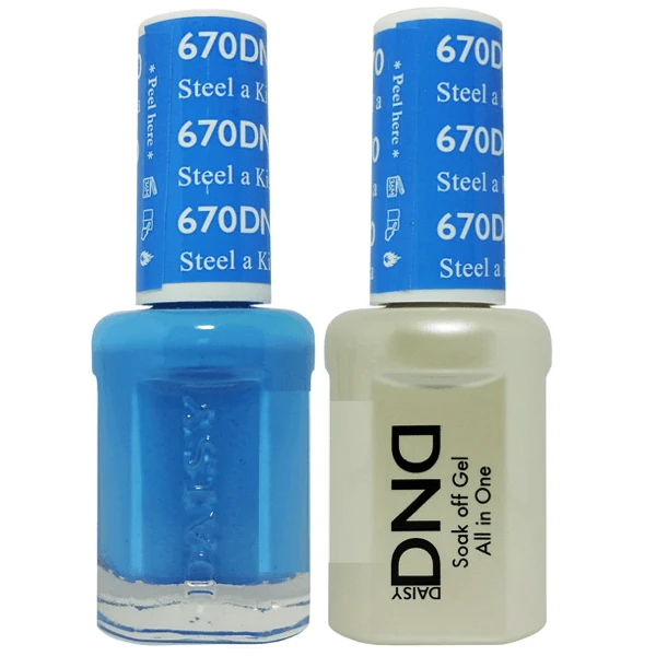 DND Daisy Gel Duo - Steel A Kiss #670