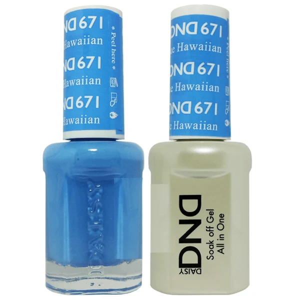 DND Daisy Gel Duo - Blue Hawaiian #671