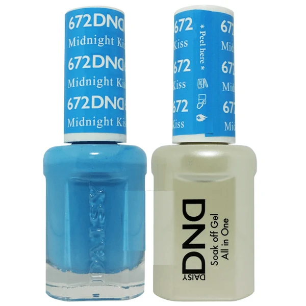 DND Daisy Gel Duo - Midnight Kiss #672