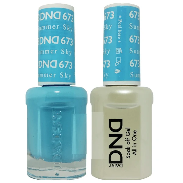 DND Daisy Gel Duo - Summer Sky #673