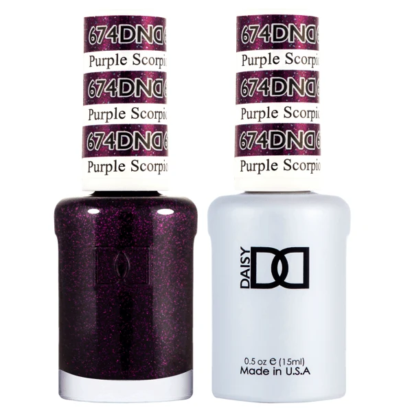 DND Daisy Gel Duo - Purple Scorpio #674