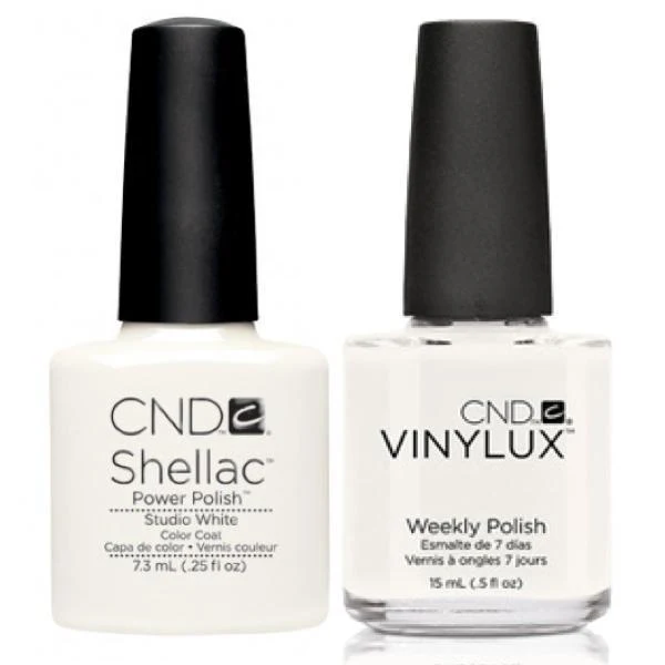 CND Creative Nail Design Vinylux + Shellac Studio White