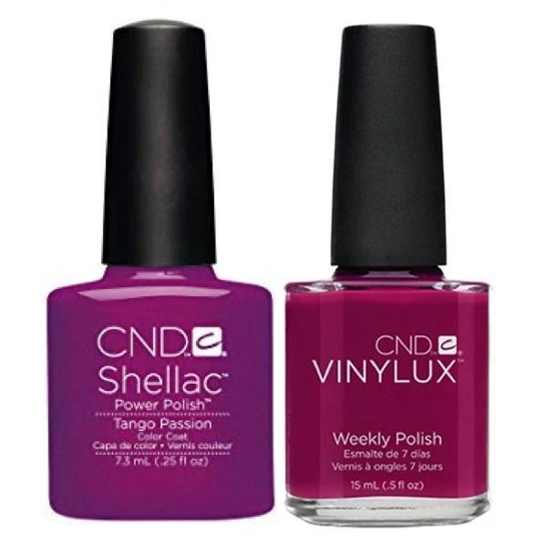 CND Creative Nail Design Vinylux + Shellac Tango Passion