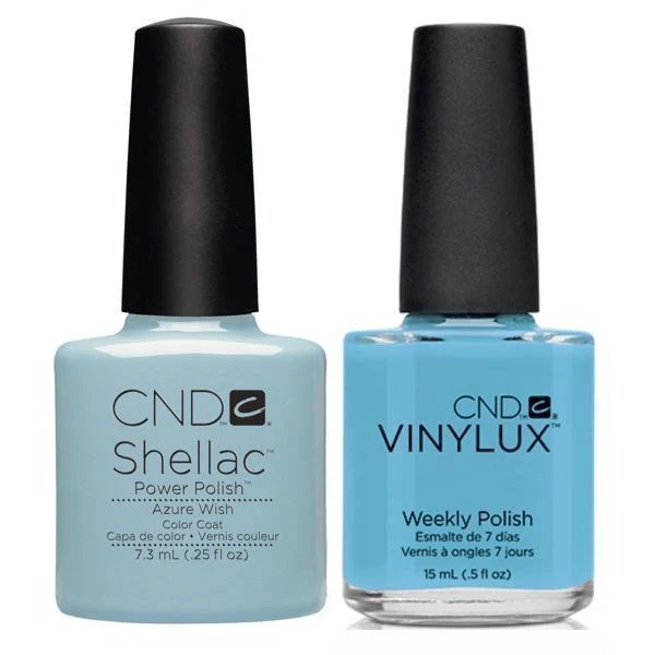 CND Creative Nail Design Vinylux + Shellac Azure Wish