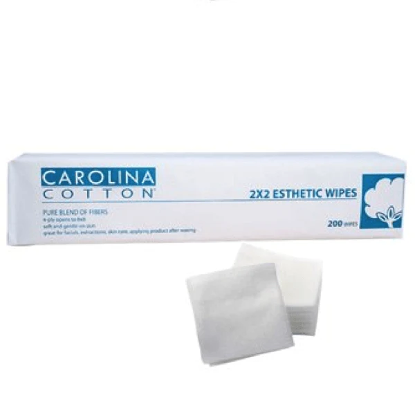 Carolina Cotton 2x2 Esthetic Wipes 200 ct