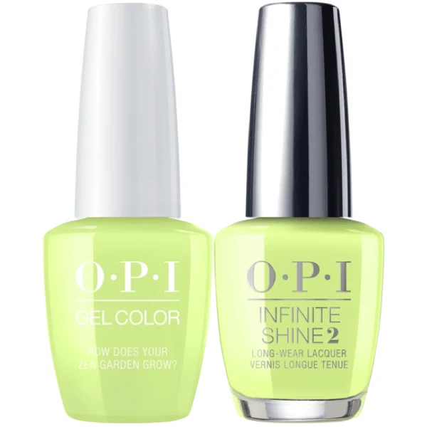 OPI GelColor + Infinite Shine How Does Your Zen Garden Grow? #T86