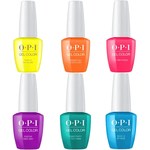OPI GelColor Summer 2019 Neon Collection Set of 6