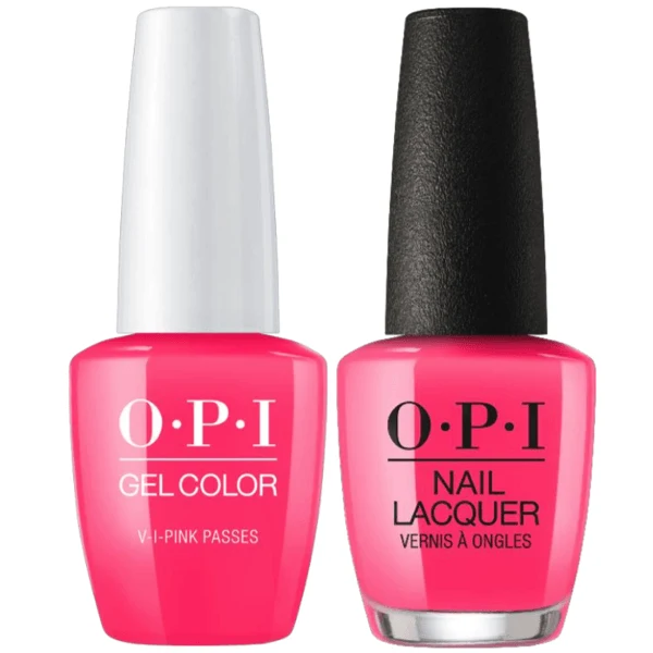 OPI GelColor + Matching Lacquer V-I-Pink Passes #N72