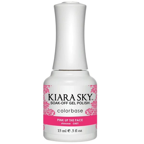 Kiara Sky Gel Polish - Pink Up the Pace #G451