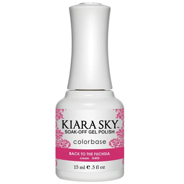 Kiara Sky Gel Polish - Back to the Fuchsia #G453