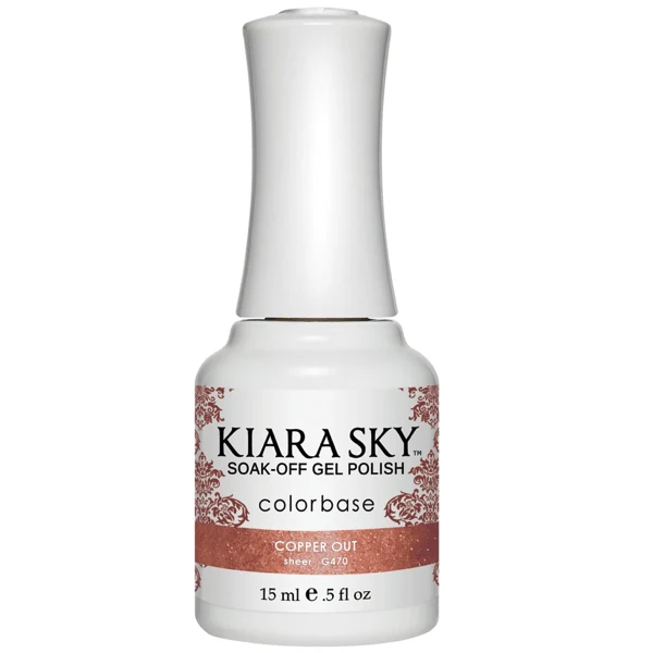 Kiara Sky Gel Polish - Copper Out #G470
