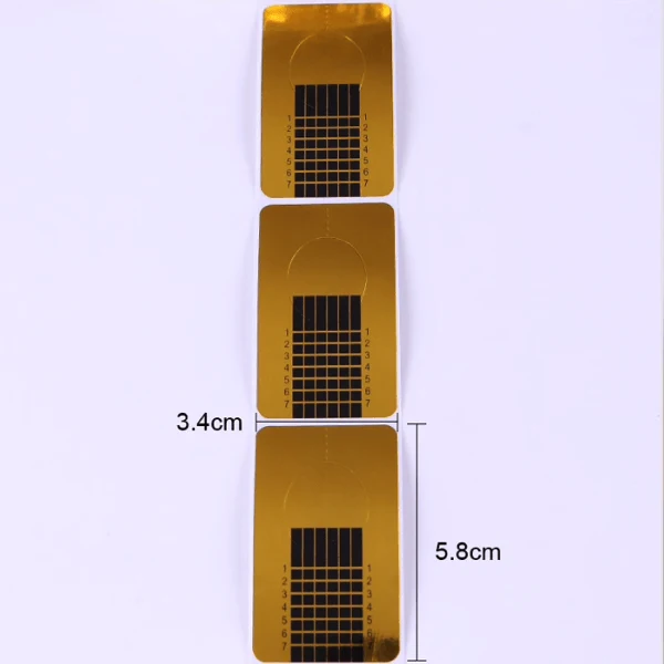 Nail Form For Acrylic UV Gel Tips Extension 500pcs